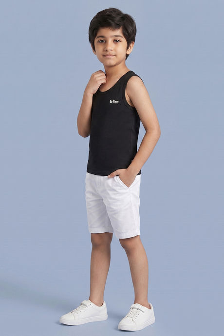 Lee Cooper Boys Solid Vest (Pack of 2) - Multicolor — image 3